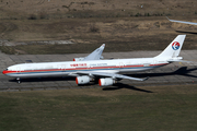 China Eastern Airlines Airbus A340-642 (D-AAAU) at  Schwerin-Parchim, Germany
