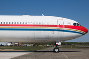 China Eastern Airlines Airbus A340-642 (D-AAAV) at  Schwerin-Parchim, Germany
