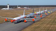 China Eastern Airlines Airbus A340-642 (D-AAAV) at  Schwerin-Parchim, Germany