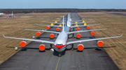 China Eastern Airlines Airbus A340-642 (D-AAAV) at  Schwerin-Parchim, Germany