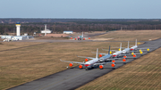 China Eastern Airlines Airbus A340-642 (D-AAAV) at  Schwerin-Parchim, Germany