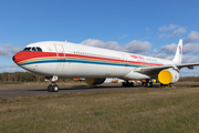 China Eastern Airlines Airbus A340-642 (D-AAAZ) at  Schwerin-Parchim, Germany