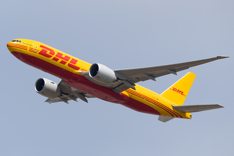 DHL (AeroLogic) Boeing 777-FBT (D-AALL) at  Frankfurt am Main, Germany