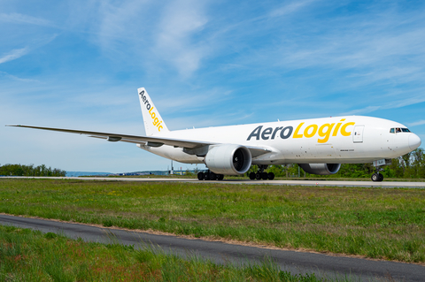 AeroLogic Boeing 777-FBT (D-AALN) at  Frankfurt am Main, Germany