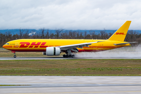 DHL (AeroLogic) Boeing 777-FBT (D-AALQ) at  Frankfurt am Main, Germany