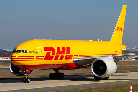 DHL (AeroLogic) Boeing 777-FBT (D-AALR) at  Frankfurt am Main, Germany