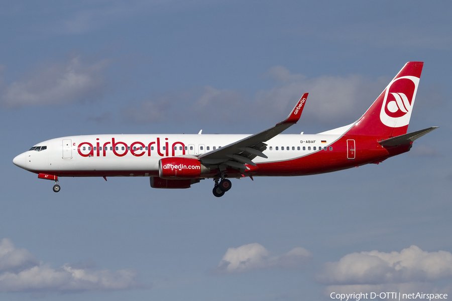 Air Berlin Boeing 737-86J (D-ABAF) | Photo 413599