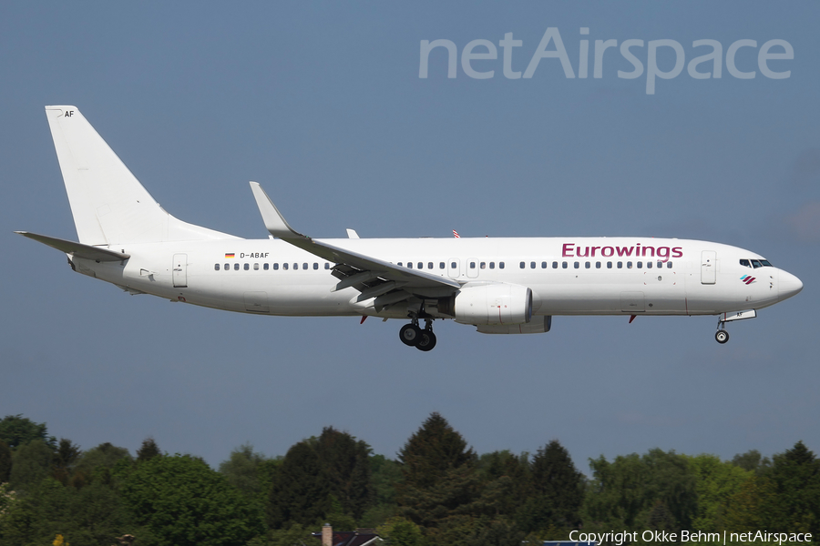 Eurowings Boeing 737-86J (D-ABAF) | Photo 243107