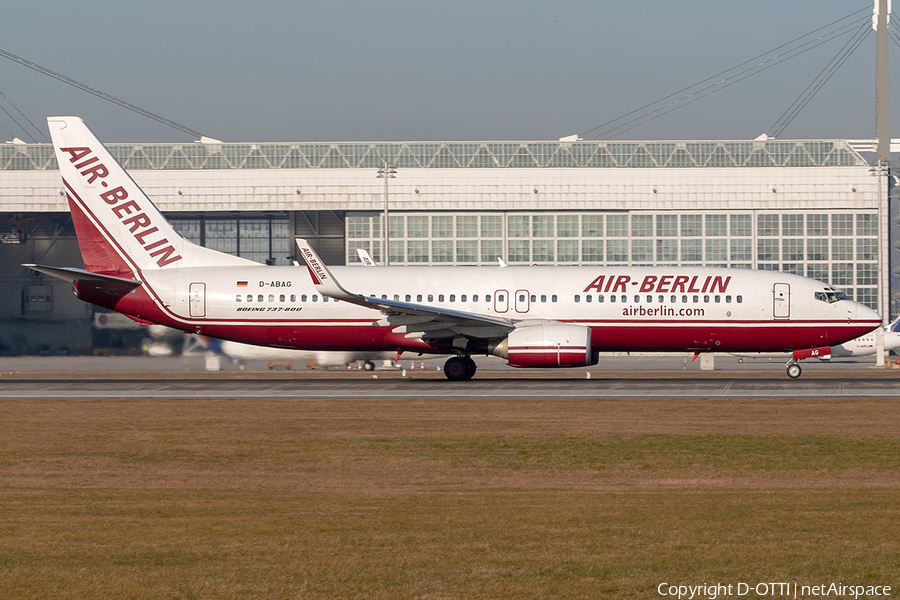 Air Berlin Boeing 737-86J (D-ABAG) | Photo 291174