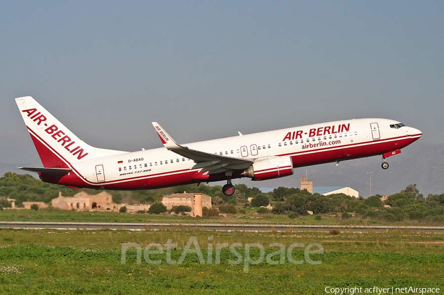 Air Berlin Boeing 737-86J (D-ABAO) | Photo 161593