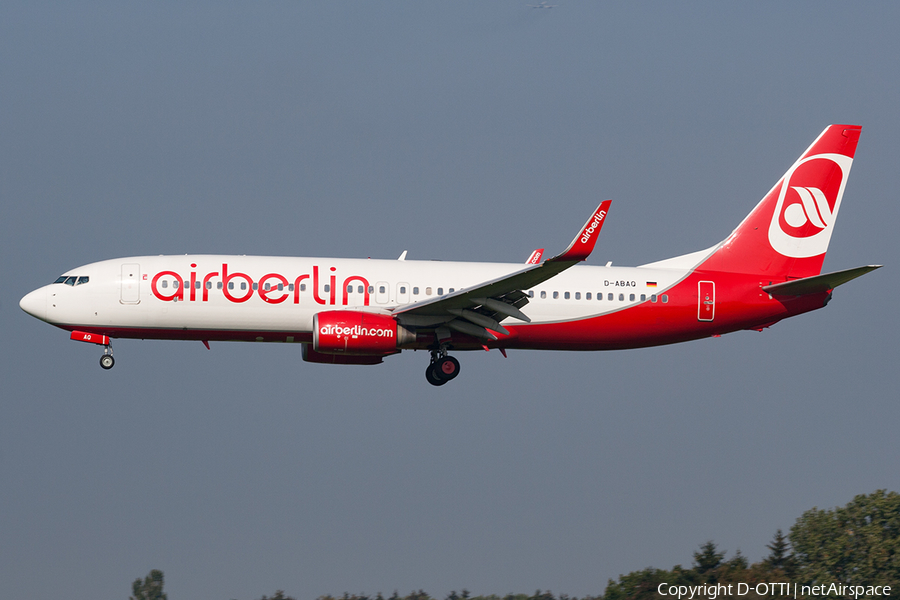 Air Berlin Boeing 737-86J (D-ABAQ) | Photo 369800