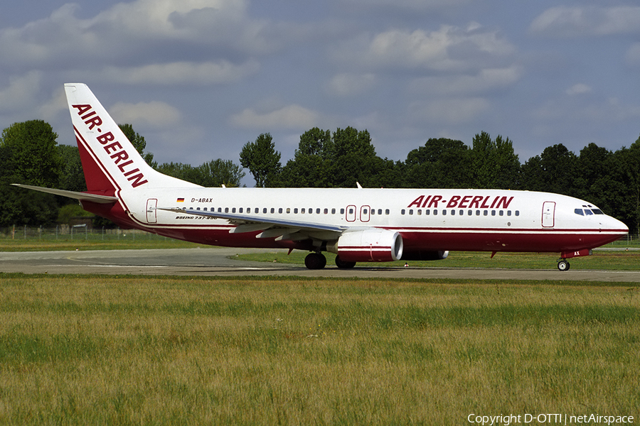 Air Berlin Boeing 737-86J (D-ABAX) | Photo 503611