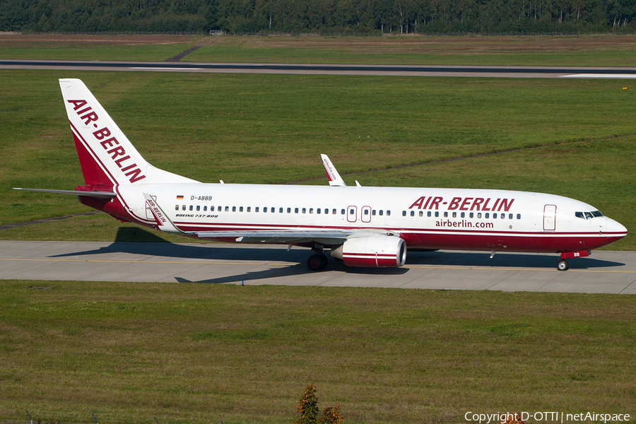 Air Berlin Boeing 737-86J (D-ABBB) | Photo 209440