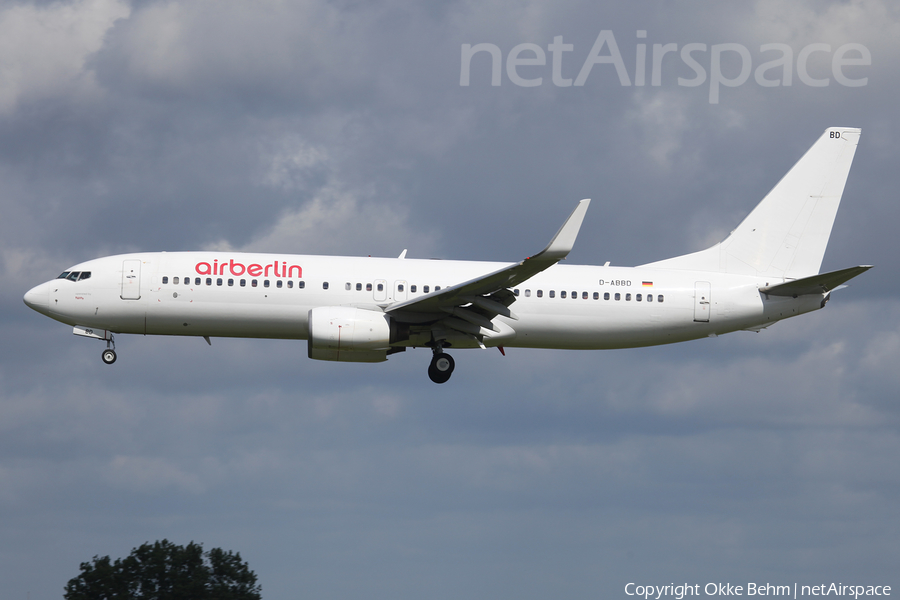 Air Berlin Boeing 737-86J (D-ABBD) | Photo 165646