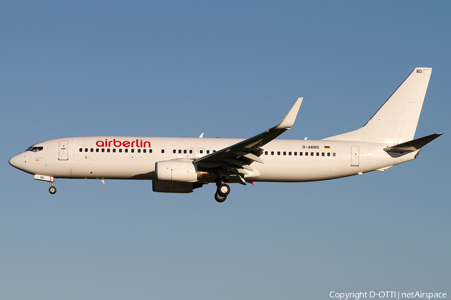 Air Berlin Boeing 737-86J (D-ABBD) | Photo 523661