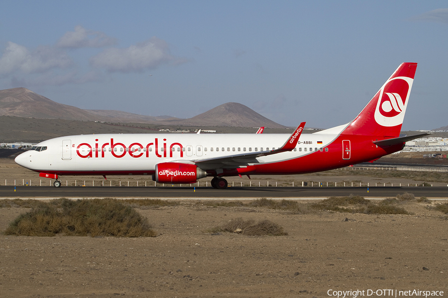 Air Berlin Boeing 737-86J (D-ABBI) | Photo 329436