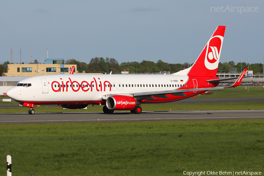 Air Berlin Boeing 737-86J (D-ABBI) | Photo 52906