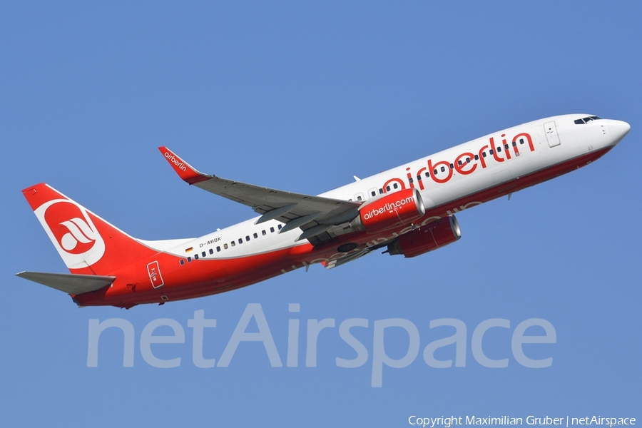 Air Berlin Boeing 737-8BK (D-ABBK) | Photo 111485