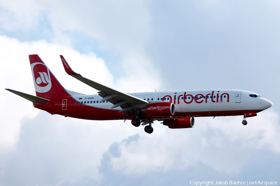 Air Berlin Boeing 737-8BK (D-ABBK) | Photo 138841