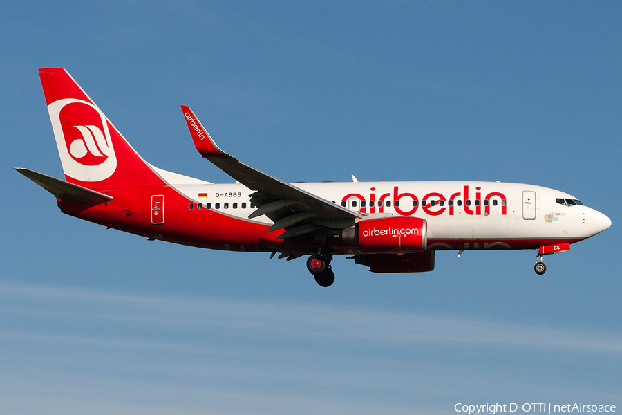 Air Berlin Boeing 737-76N (D-ABBS) | Photo 389275