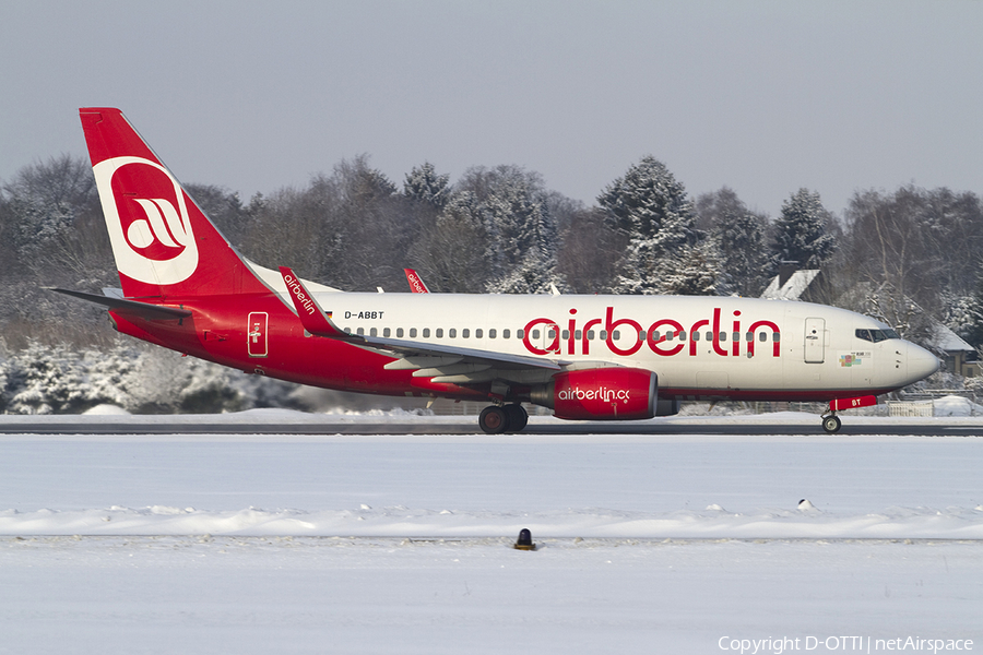 Air Berlin Boeing 737-76N (D-ABBT) | Photo 284944