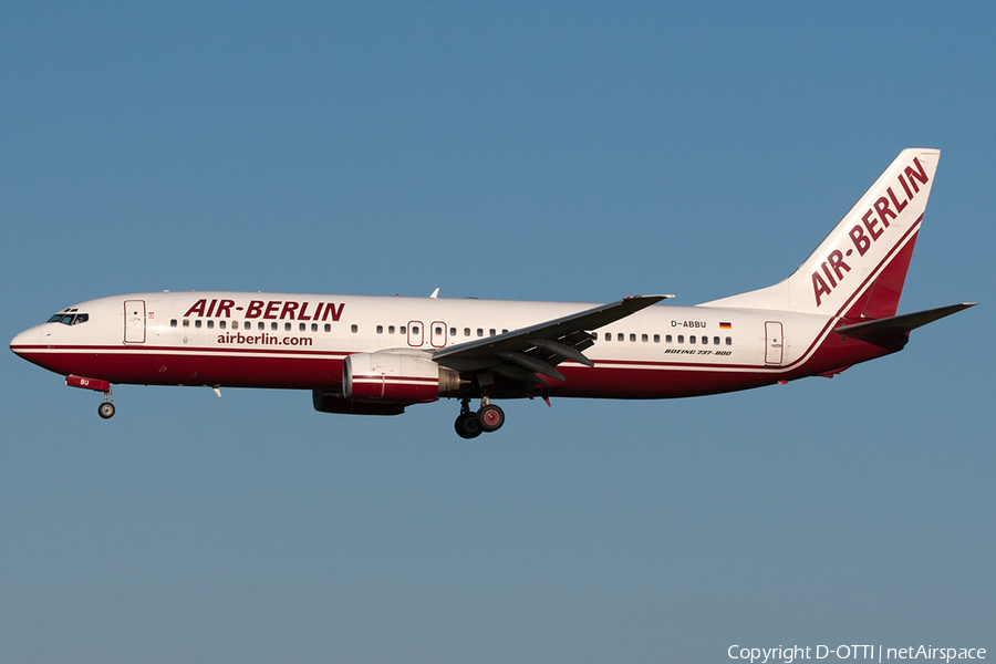 Air Berlin Boeing 737-8Q8 (D-ABBU) | Photo 213704