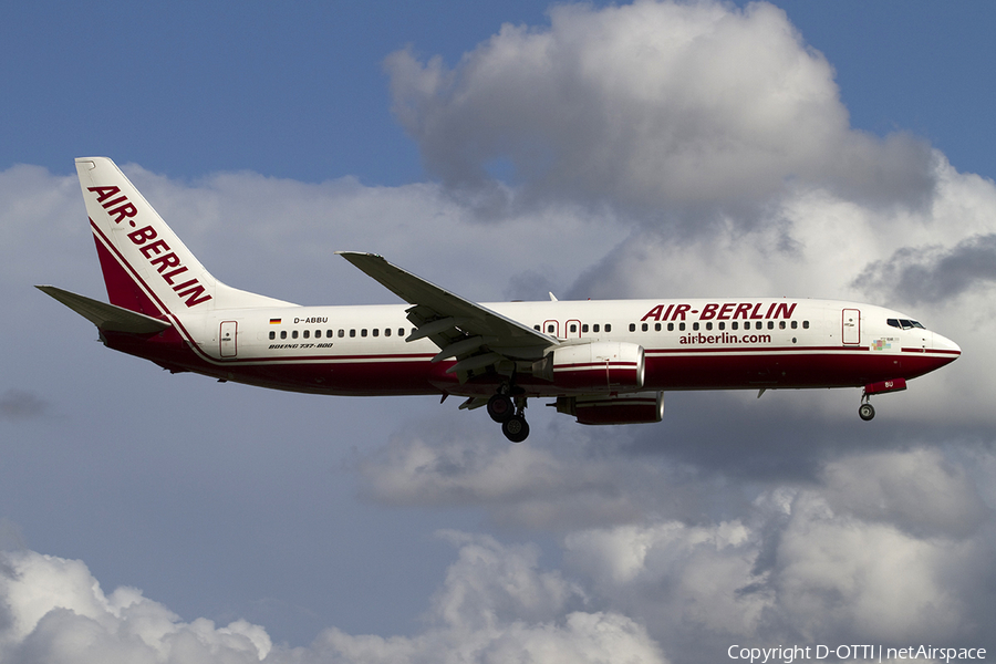 Air Berlin Boeing 737-8Q8 (D-ABBU) | Photo 292760