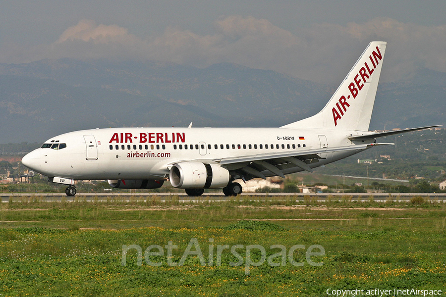 Air Berlin Boeing 737-7Q8 (D-ABBW) | Photo 161097