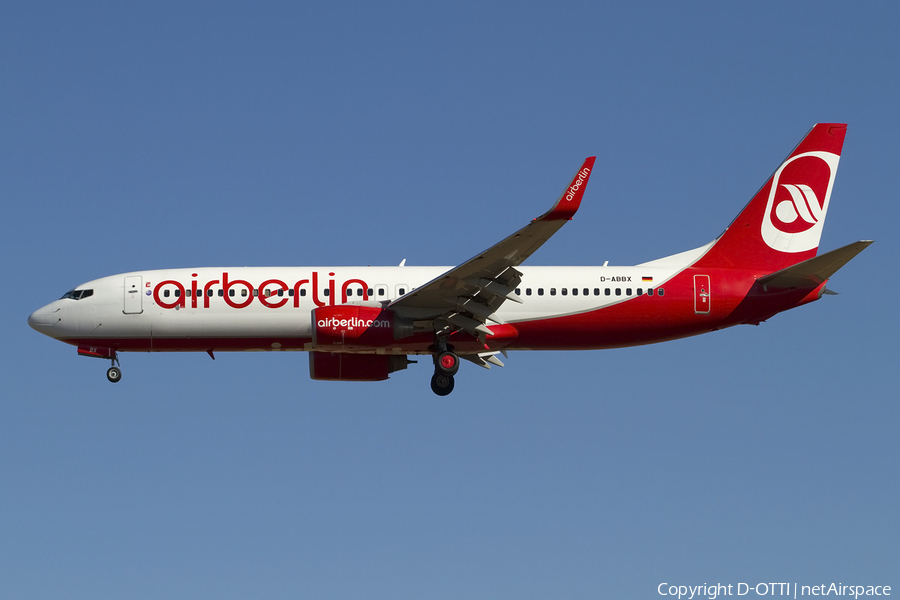 Air Berlin Boeing 737-808 (D-ABBX) | Photo 414041