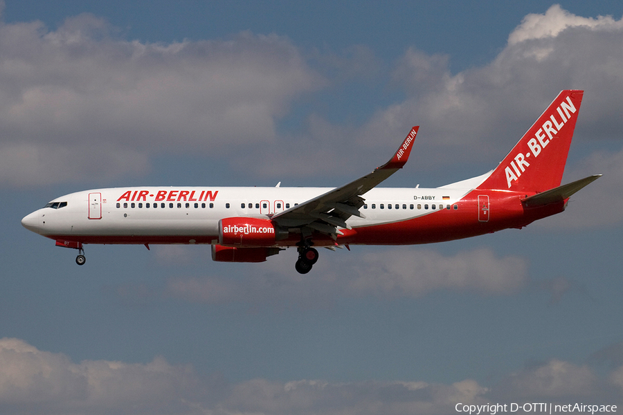 Air Berlin Boeing 737-808 (D-ABBY) | Photo 266427