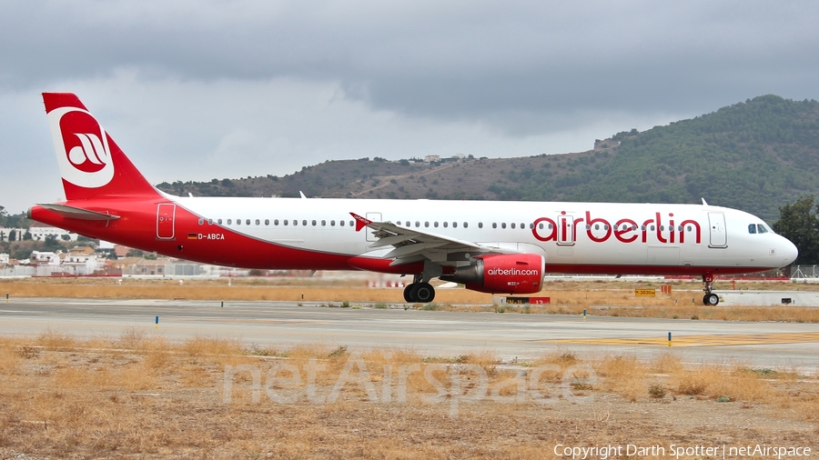 Air Berlin Airbus A321-211 (D-ABCA) | Photo 212491