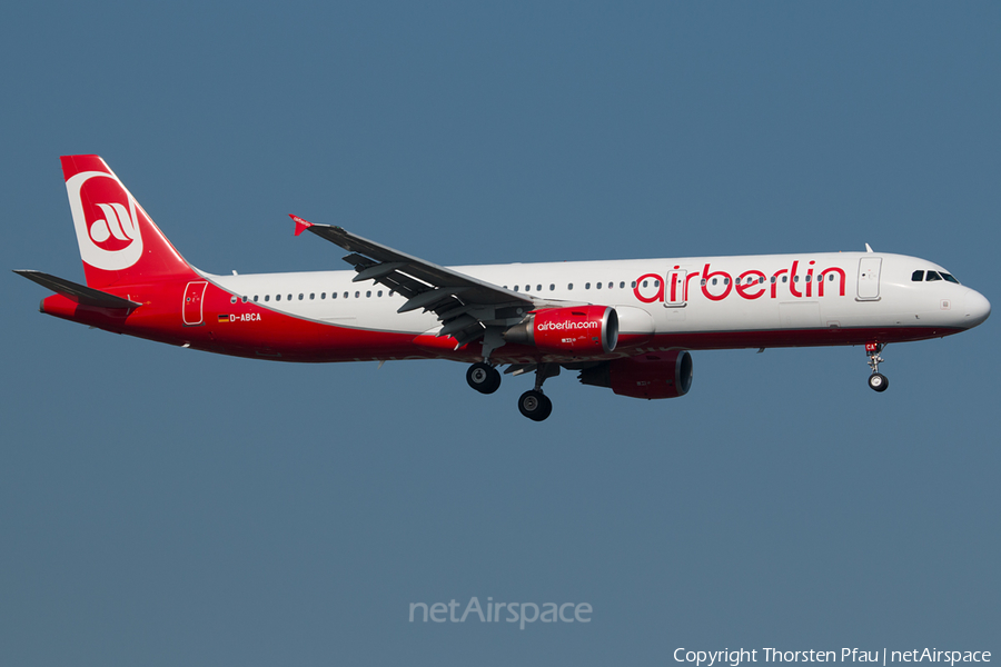 Air Berlin Airbus A321-211 (D-ABCA) | Photo 64832