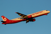 Air Berlin Airbus A321-211 (D-ABCA) at  Dusseldorf - International, Germany