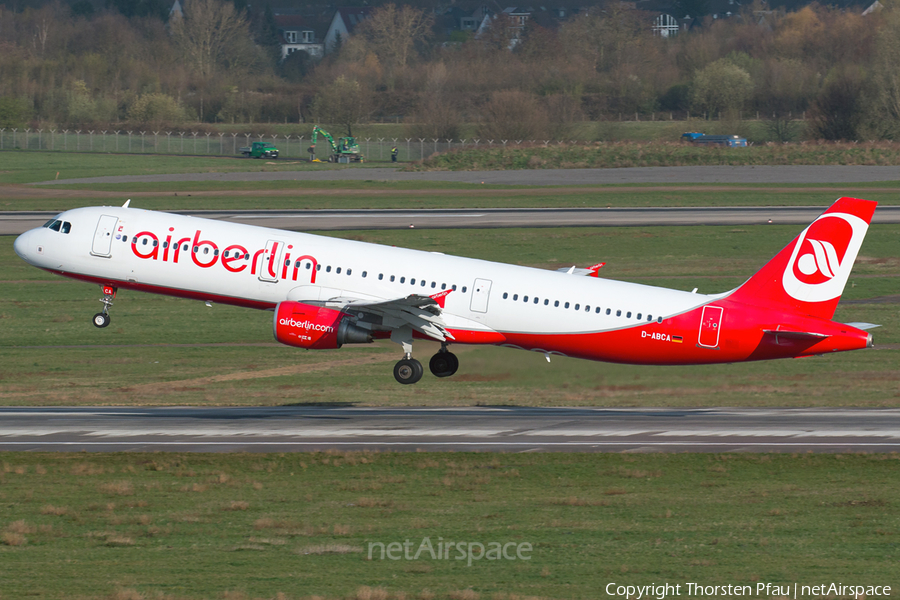 Air Berlin Airbus A321-211 (D-ABCA) | Photo 104097