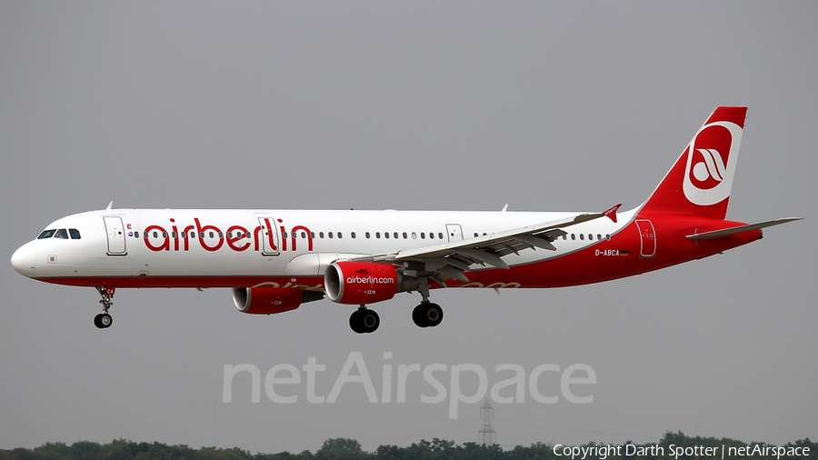 Air Berlin Airbus A321-211 (D-ABCA) | Photo 206782