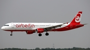 Air Berlin Airbus A321-211 (D-ABCA) at  Dusseldorf - International, Germany