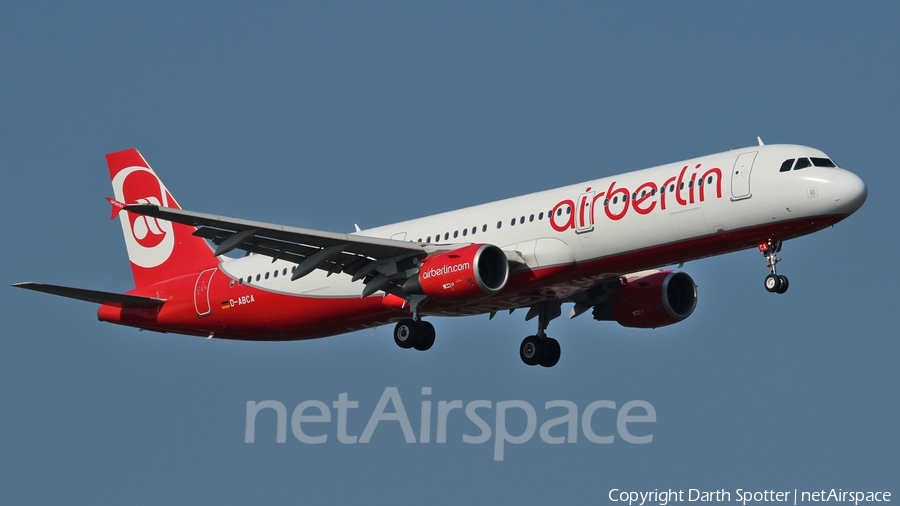 Air Berlin Airbus A321-211 (D-ABCA) | Photo 215494