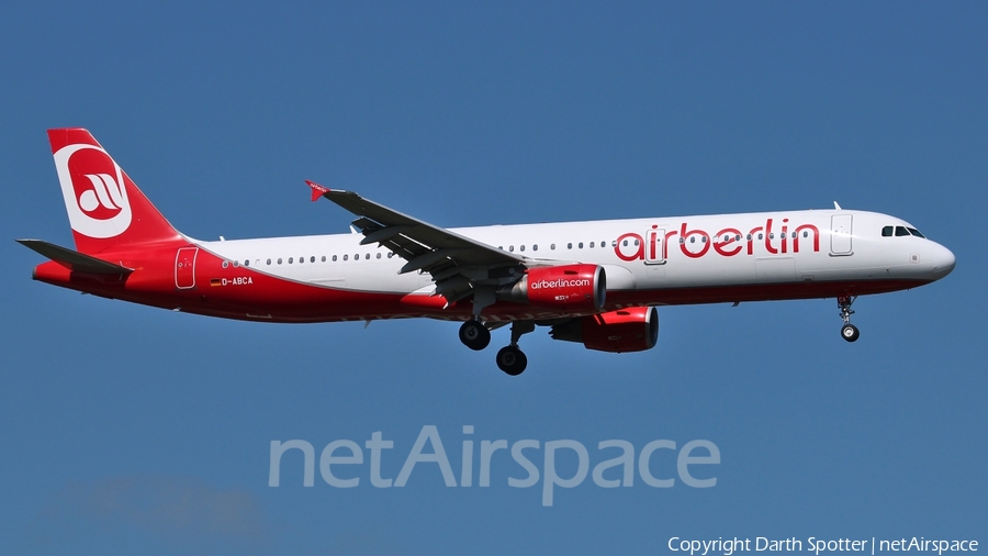 Air Berlin Airbus A321-211 (D-ABCA) | Photo 216121