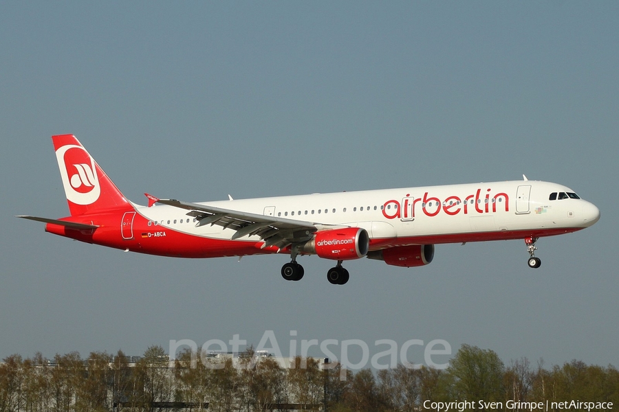 Air Berlin Airbus A321-211 (D-ABCA) | Photo 17632