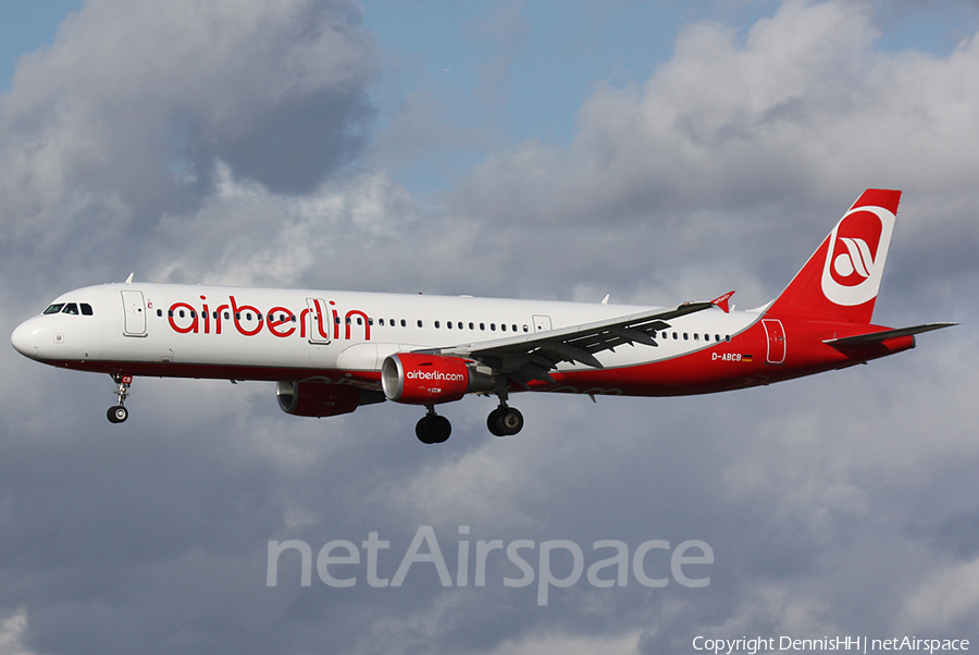 Air Berlin Airbus A321-211 (D-ABCB) | Photo 400935