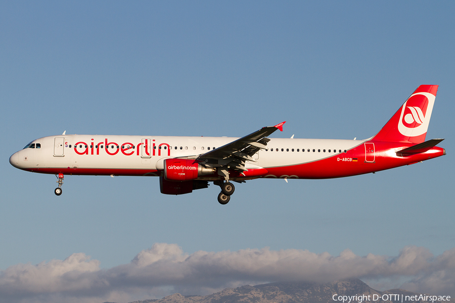 Air Berlin Airbus A321-211 (D-ABCB) | Photo 518947
