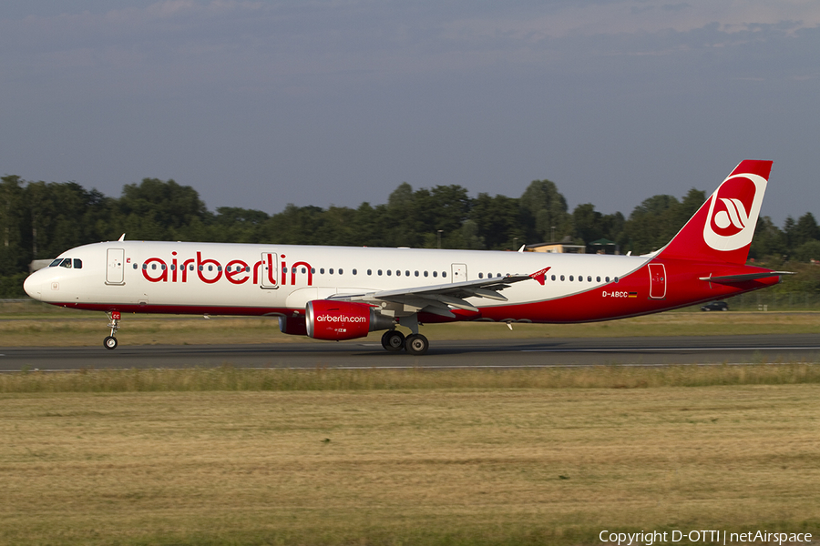 Air Berlin Airbus A321-211 (D-ABCC) | Photo 300040