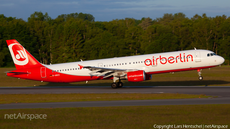 Air Berlin Airbus A321-211 (D-ABCC) | Photo 417383