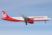 Air Berlin Airbus A321-211 (D-ABCF) at  Hamburg - Fuhlsbuettel (Helmut Schmidt), Germany