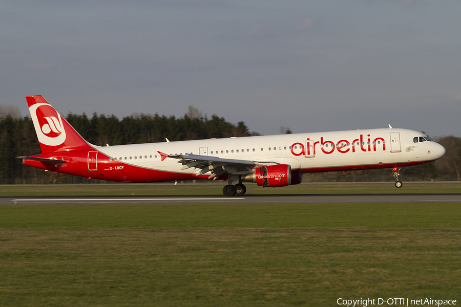 Air Berlin Airbus A321-211 (D-ABCF) | Photo 287818