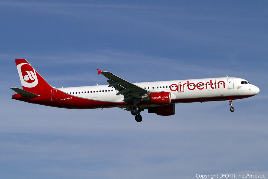 Air Berlin Airbus A321-211 (D-ABCF) | Photo 292154