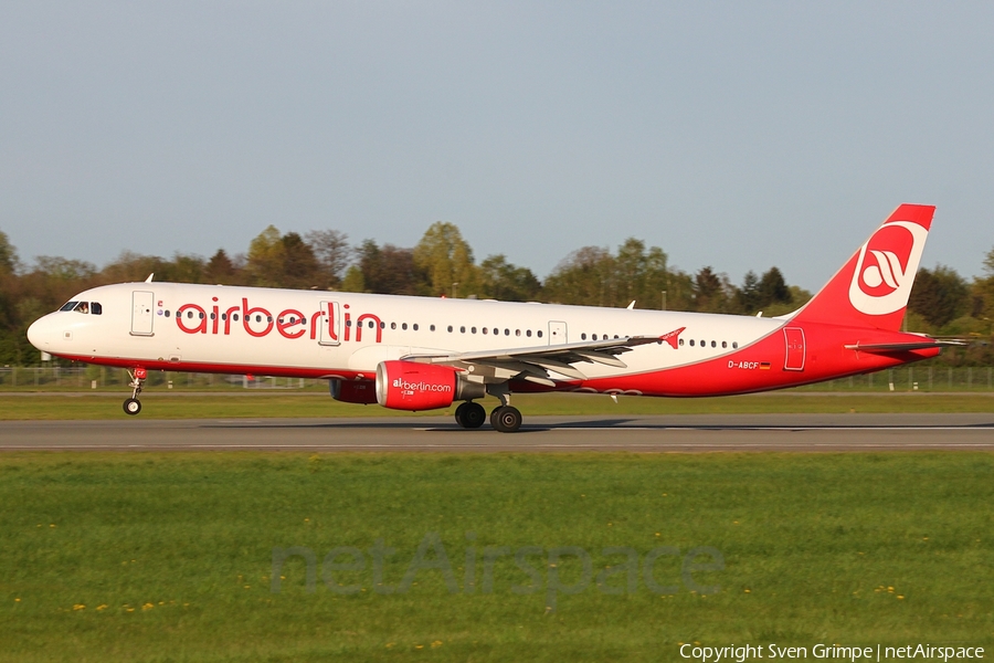 Air Berlin Airbus A321-211 (D-ABCF) | Photo 679516
