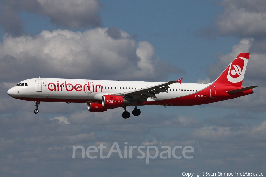 Air Berlin Airbus A321-211 (D-ABCG) | Photo 107222