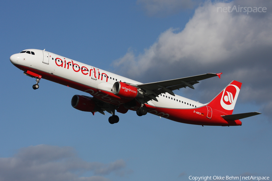 Air Berlin Airbus A321-211 (D-ABCG) | Photo 38566