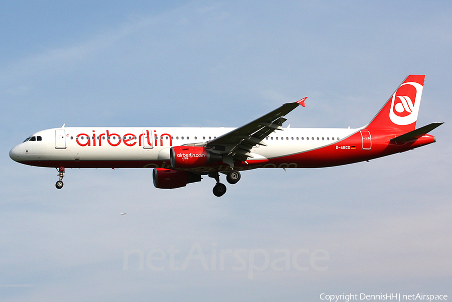 Air Berlin Airbus A321-211 (D-ABCG) | Photo 406809